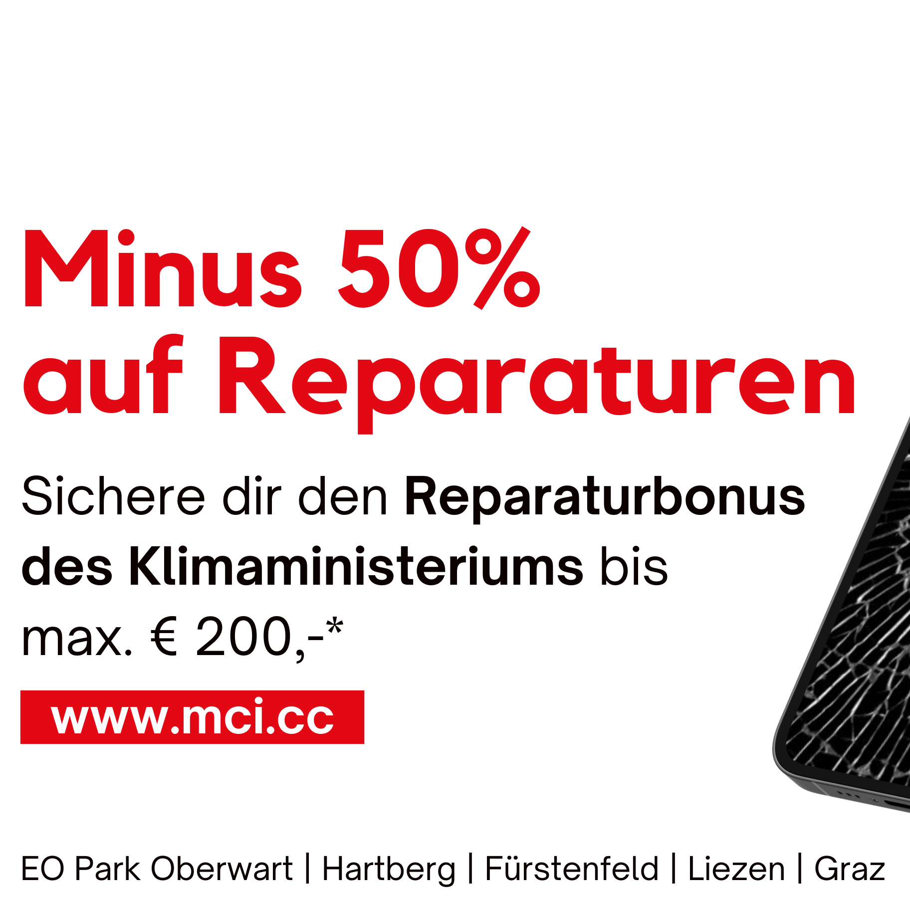 MCI 50 auf Rparaturen