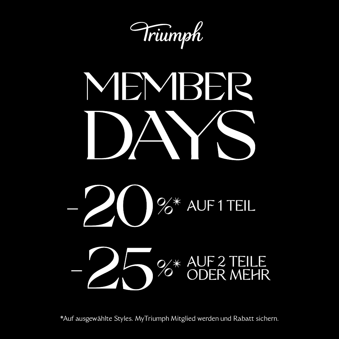 SS23 Triumph MemberDays 20 25 Digital Toolbox Banner 1080x1080px DE v1