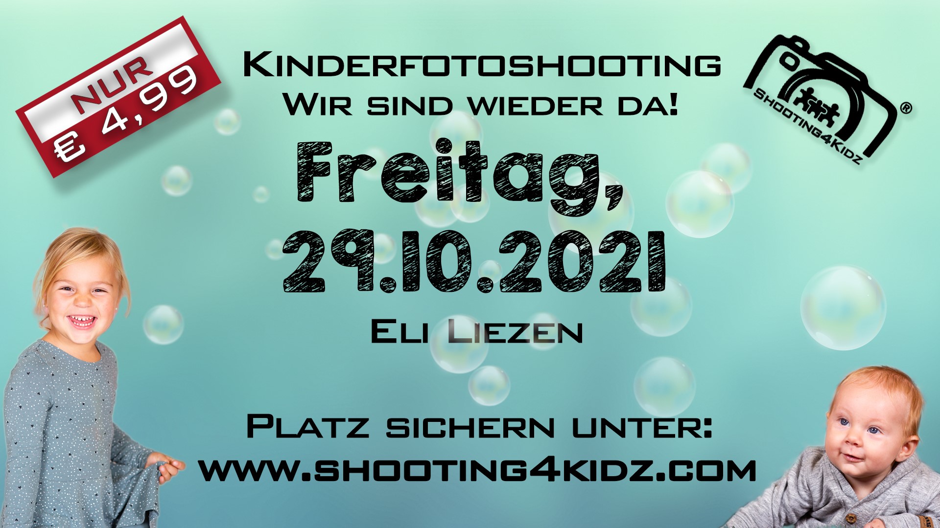 Sujet Kinder Fotoshooting 2021