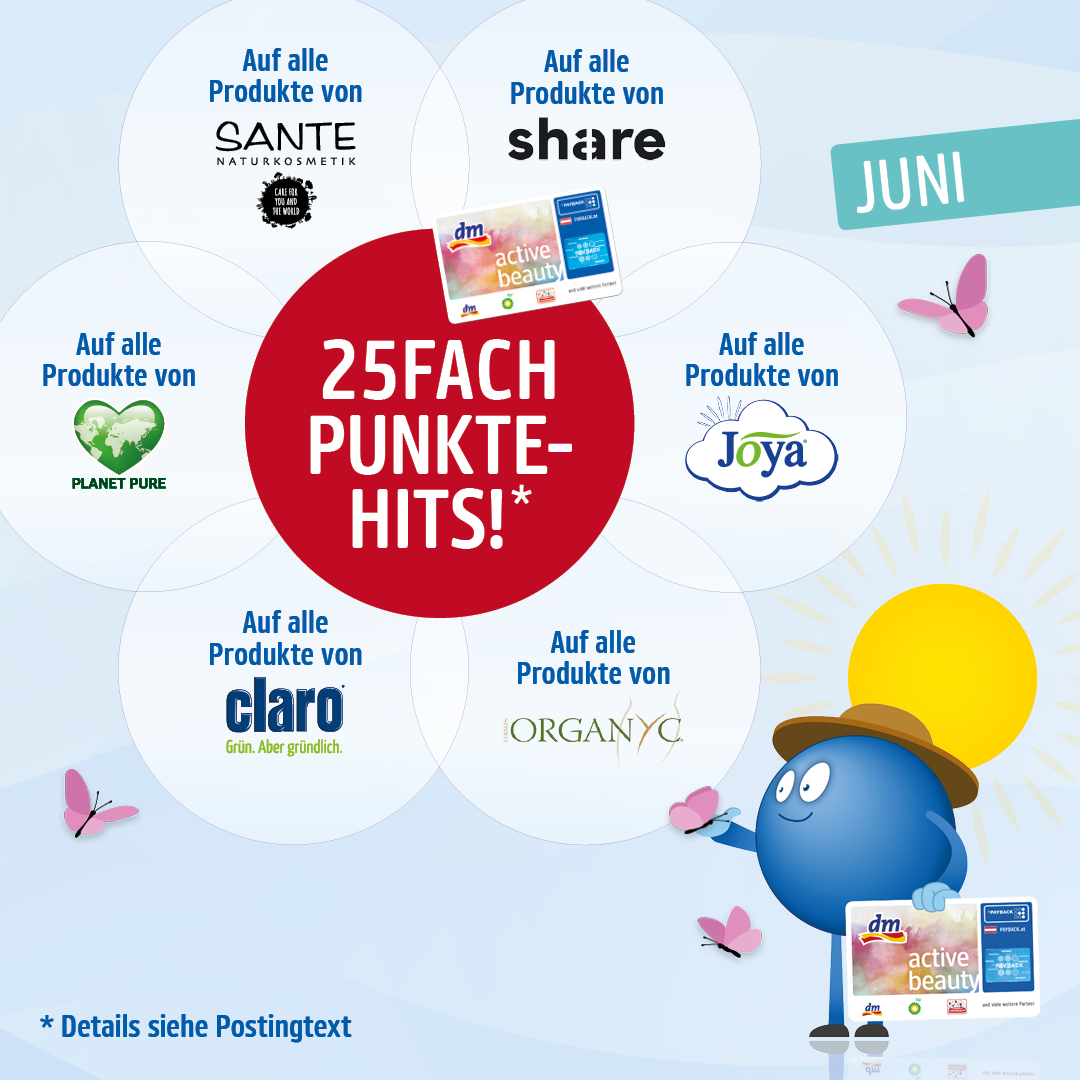 dm PAYBACK Punktehits Juni 2022 Social Media FB Carousel 1080x1080px